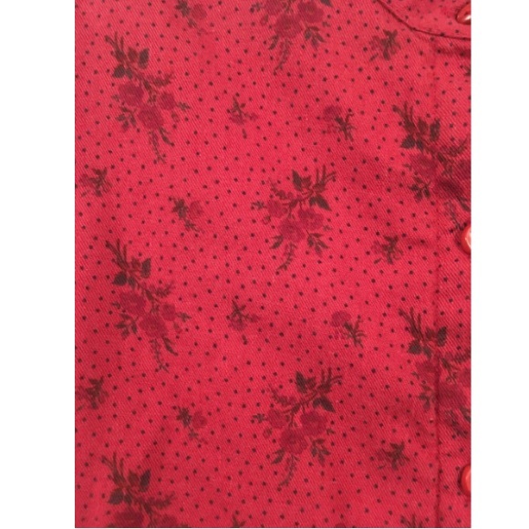 Vintage Button-Down Floral TraditionalBlouse - Picture 3 of 12